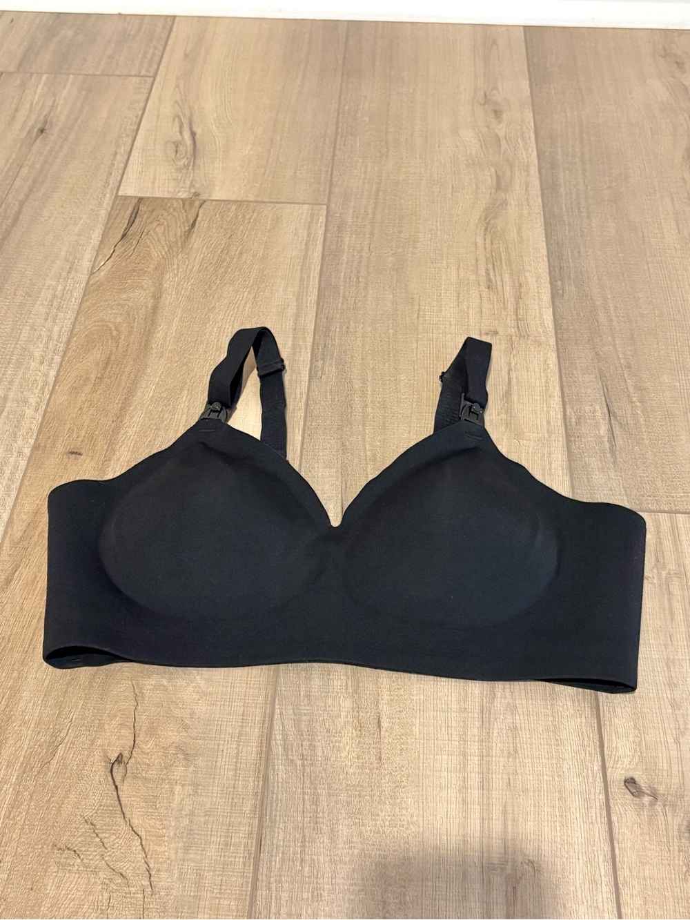 Momcozy Maternity Seamless Ultra Comfort Pumping Nursing Bra‎ black medium - Picture 2 of 7